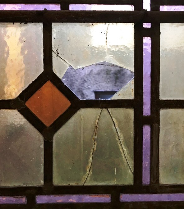 Stained glass repair in Hawick